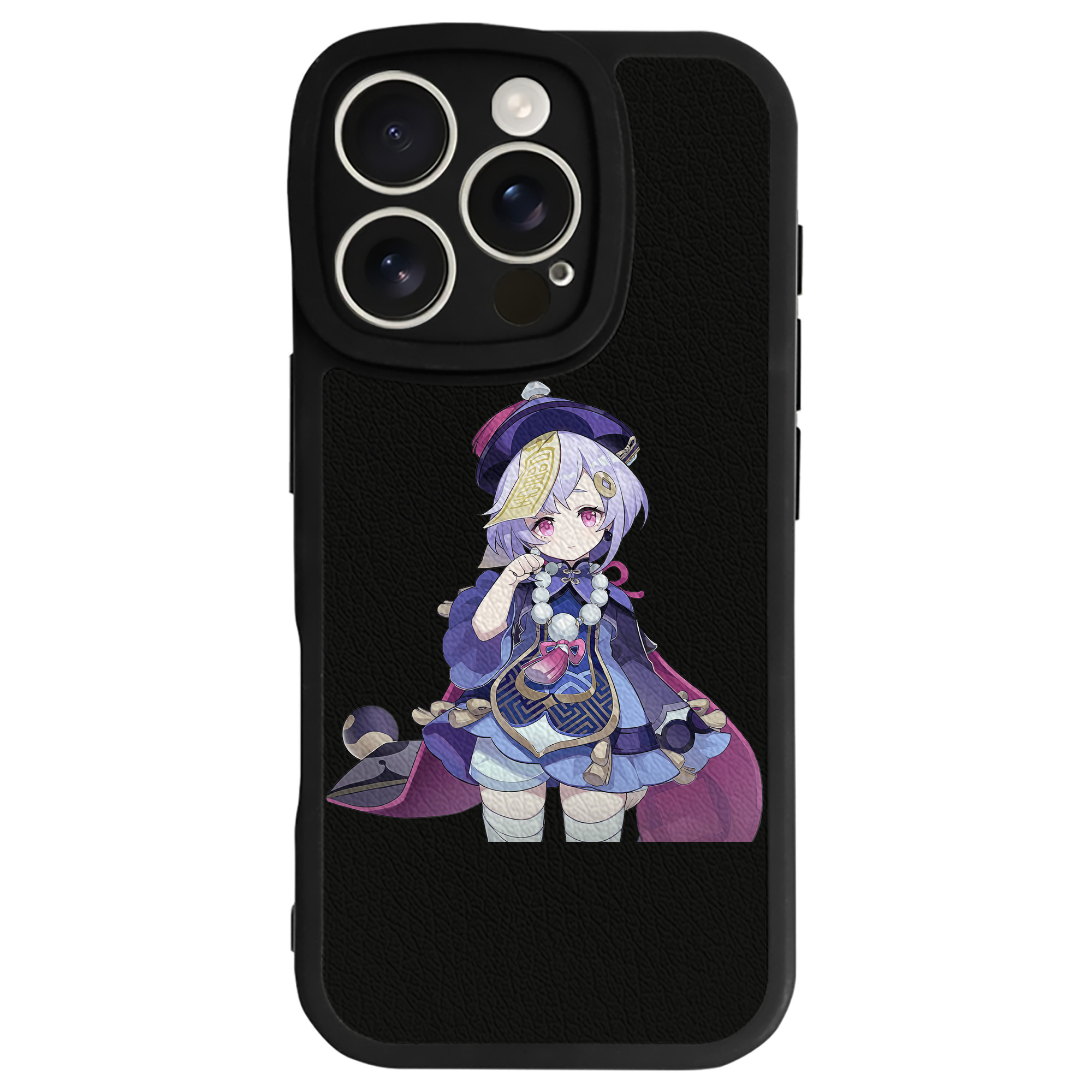 げんし神 七七 なな  genshin Nana 【iPhone 16シリーズ対応】シリコンスマホケース（レザー調） 材質：シリコン
